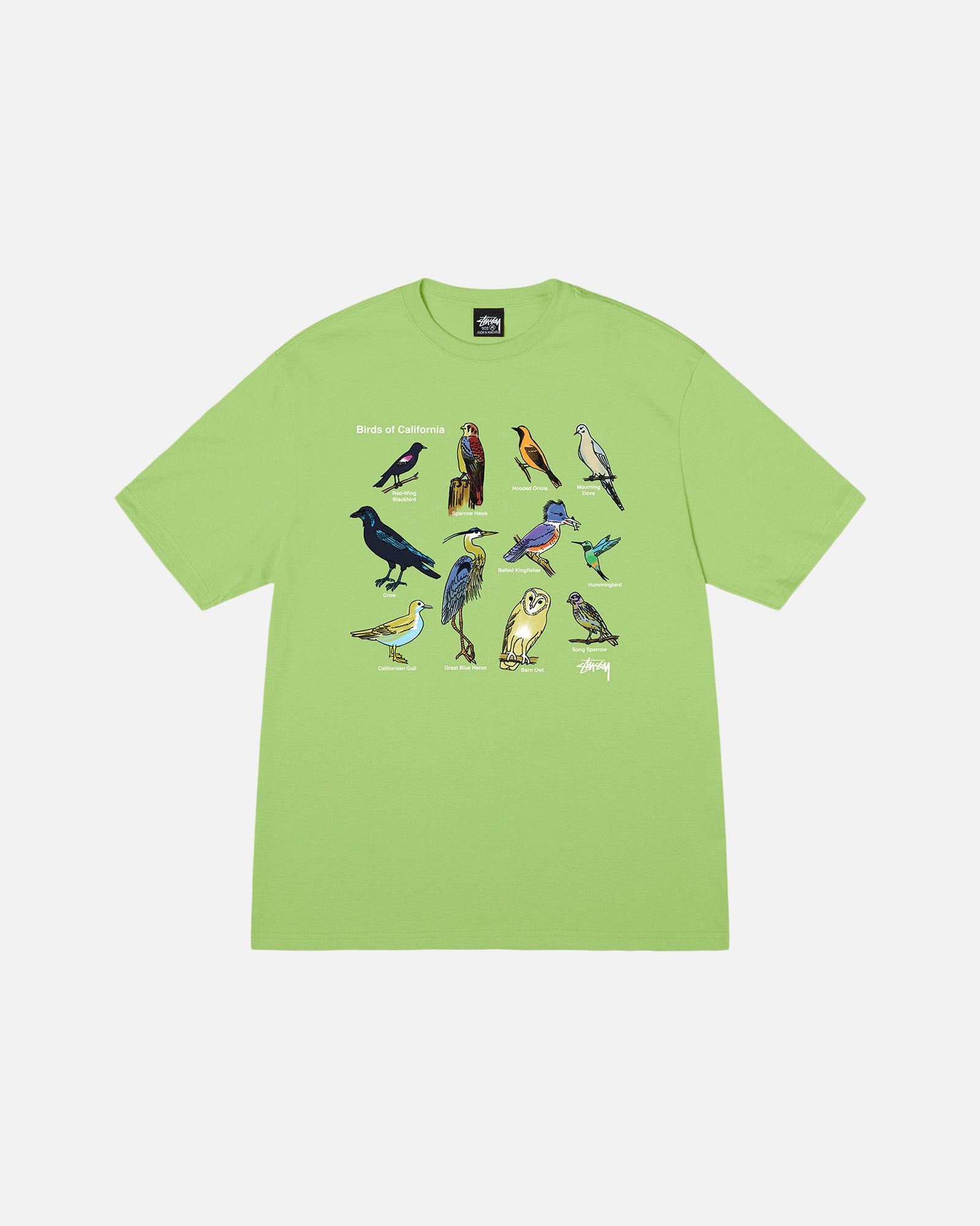 CALIFORNIA BIRDS TEE sold by Stussy