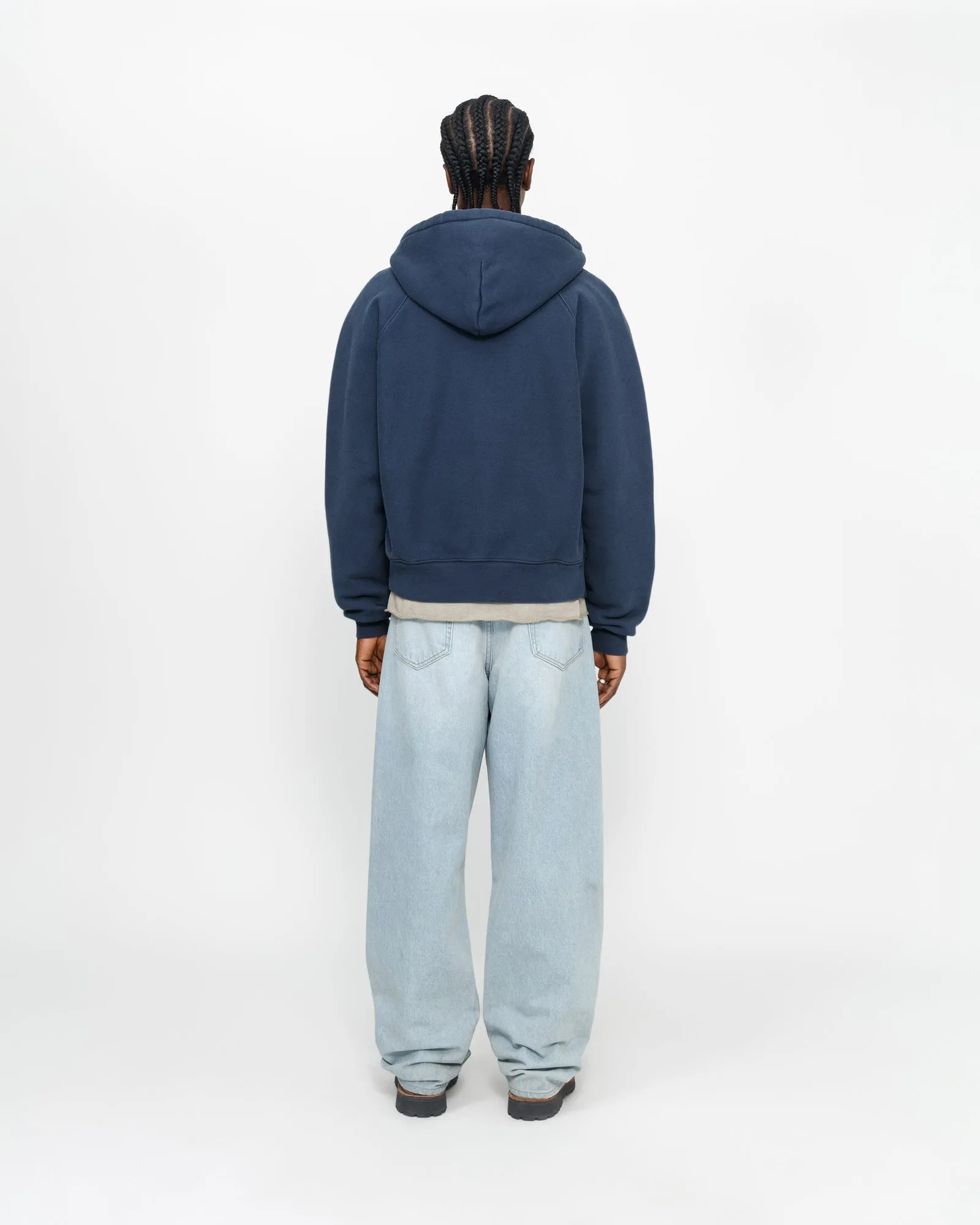 FLEECE RAGLAN ZIP HOODIE sold by Stussy product image thumbnail 2