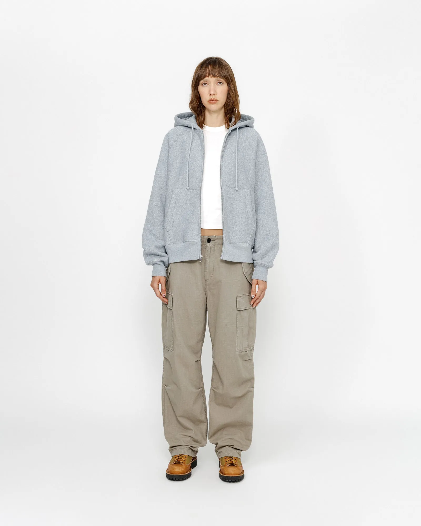 FLEECE RAGLAN ZIP HOODIE sold by Stussy product image thumbnail 3