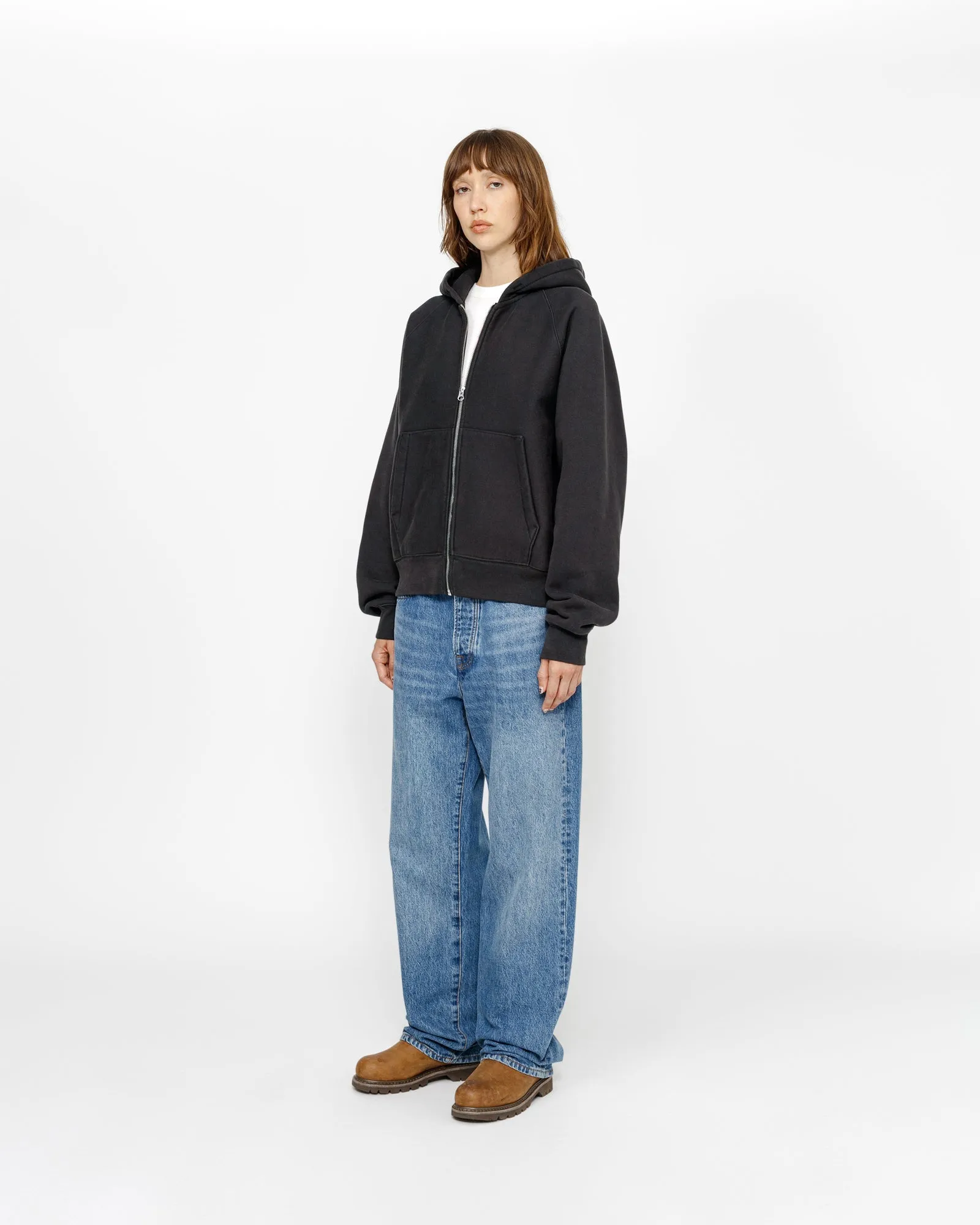 FLEECE RAGLAN ZIP HOODIE sold by Stussy product image thumbnail 4