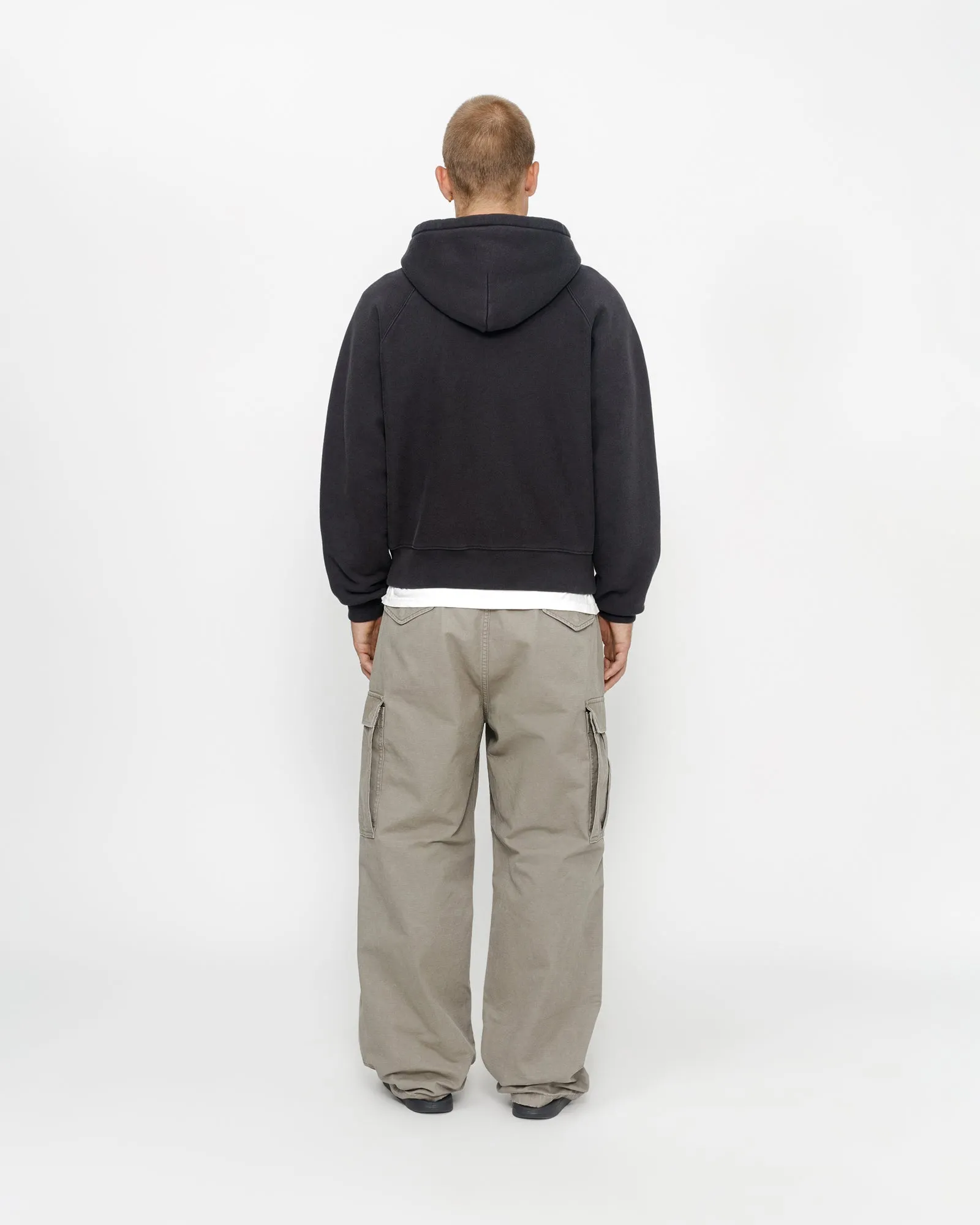 FLEECE RAGLAN ZIP HOODIE sold by Stussy product image thumbnail 2