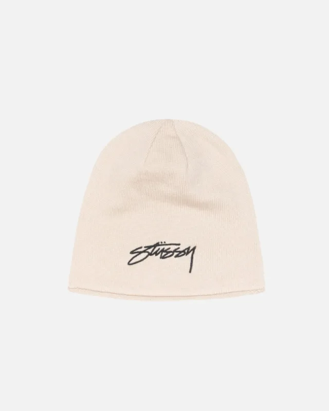 SKULLCAP CHAIN STITCH ROLLED EDGE sold by Stussy