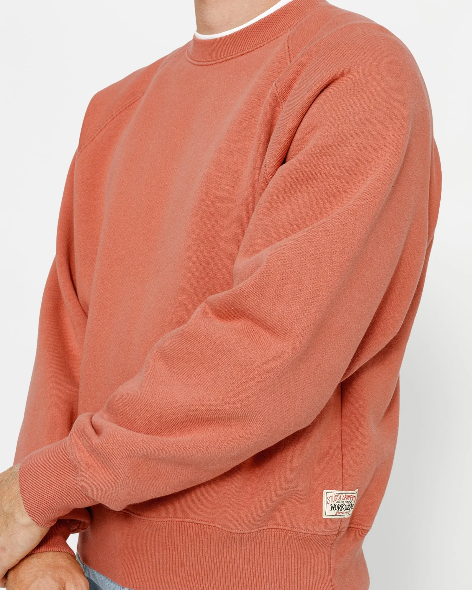 FLEECE RAGLAN CREW sold by Stussy product image thumbnail 3