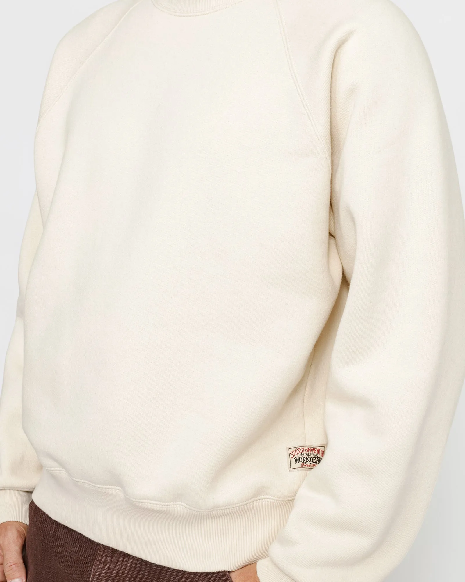 FLEECE RAGLAN CREW sold by Stussy product image thumbnail 3
