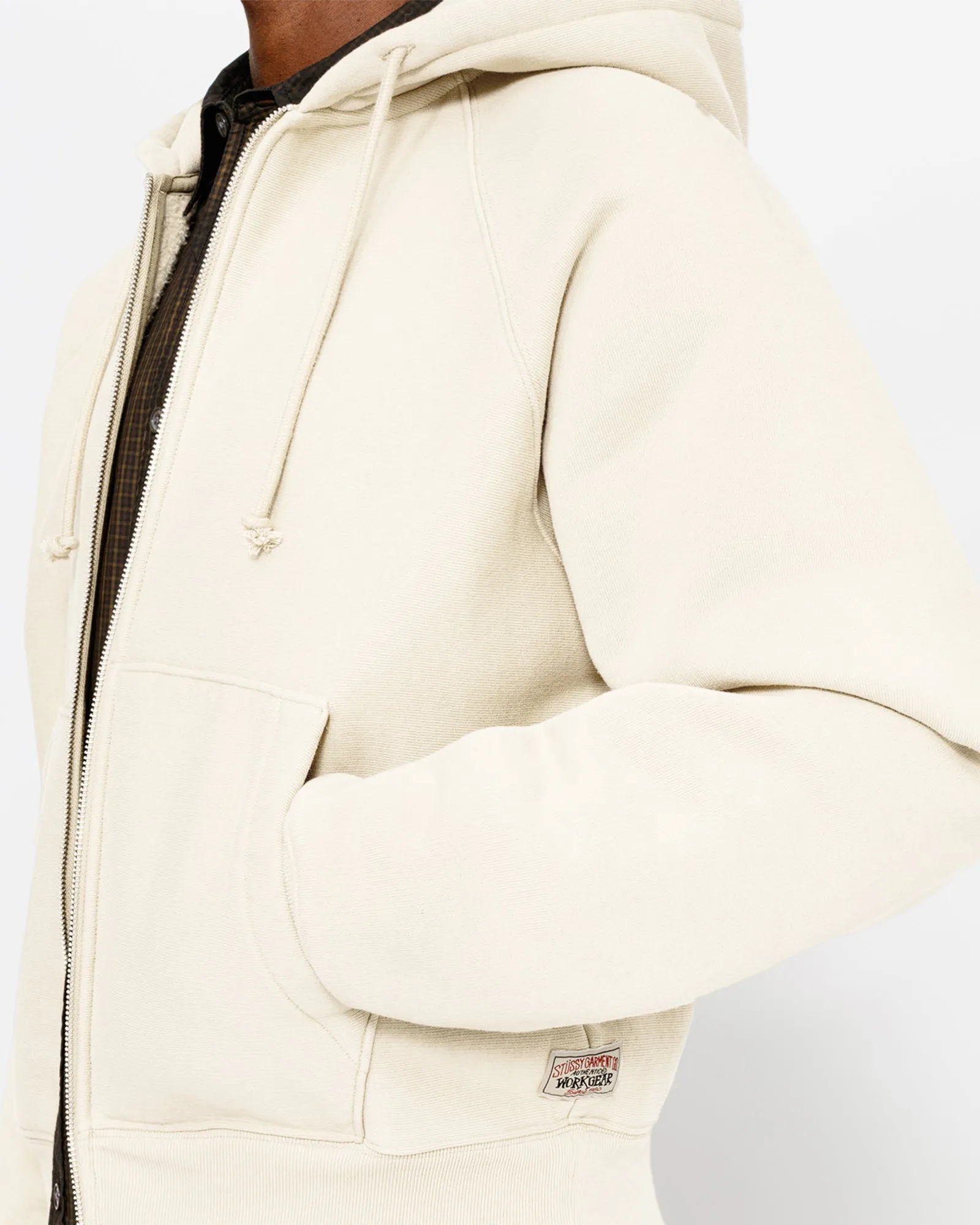 FLEECE RAGLAN ZIP HOODIE sold by Stussy product image thumbnail 3