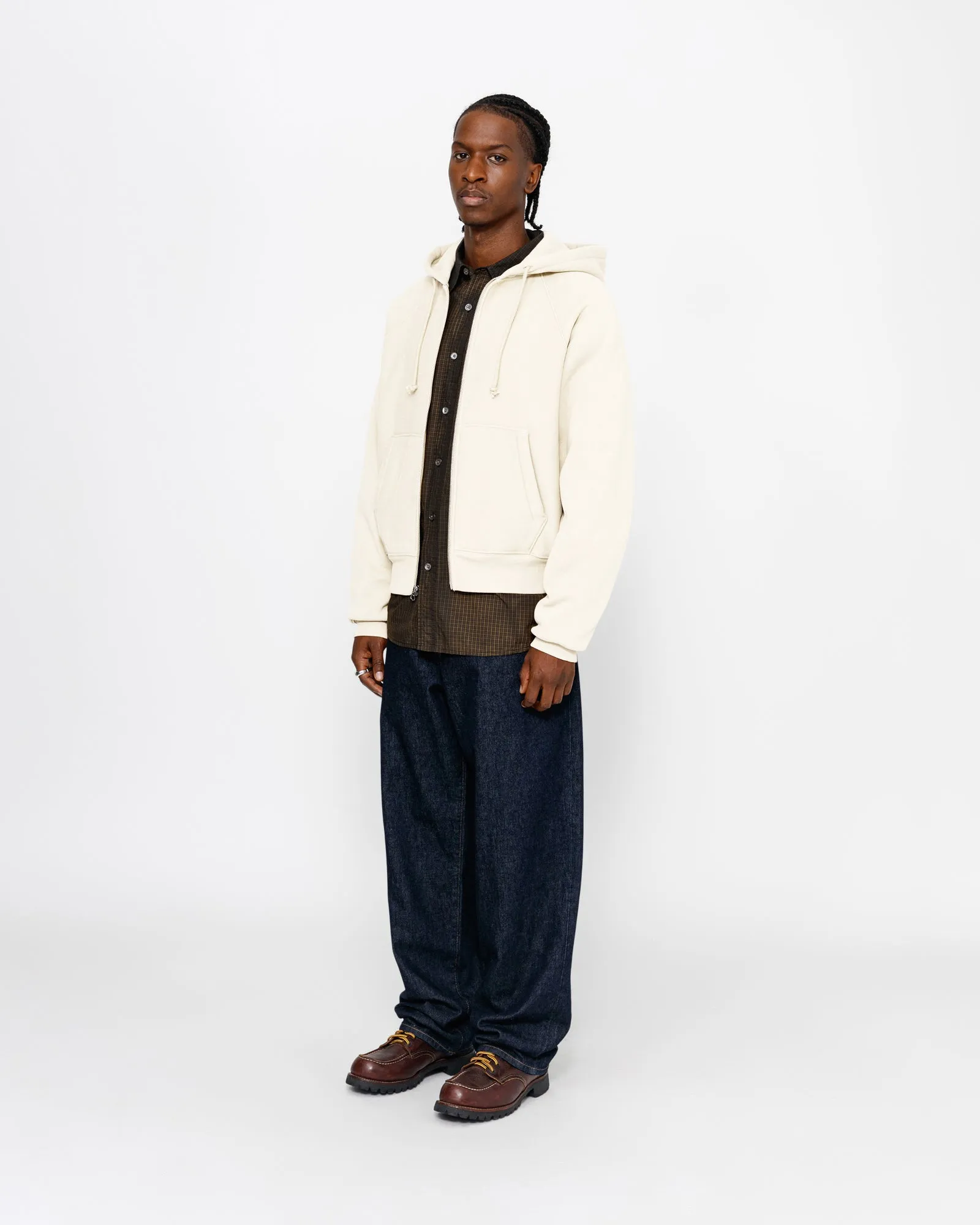 FLEECE RAGLAN ZIP HOODIE sold by Stussy product image thumbnail 2