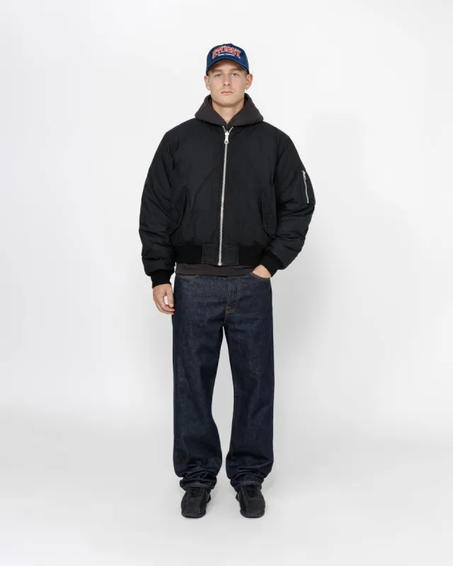 WAXED BUILT BOMBER JACKET sold by Stussy