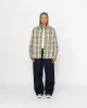 DAN WASHED COTTON PLAID SHIRT sold by Stussy