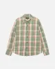 DAN WASHED COTTON PLAID SHIRT sold by Stussy