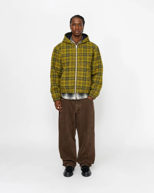 WORK JACKET WOOL PLAID sold by Stussy