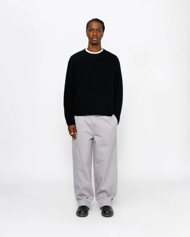 WAFFLE KNIT CASHMERE CREW sold by Stussy