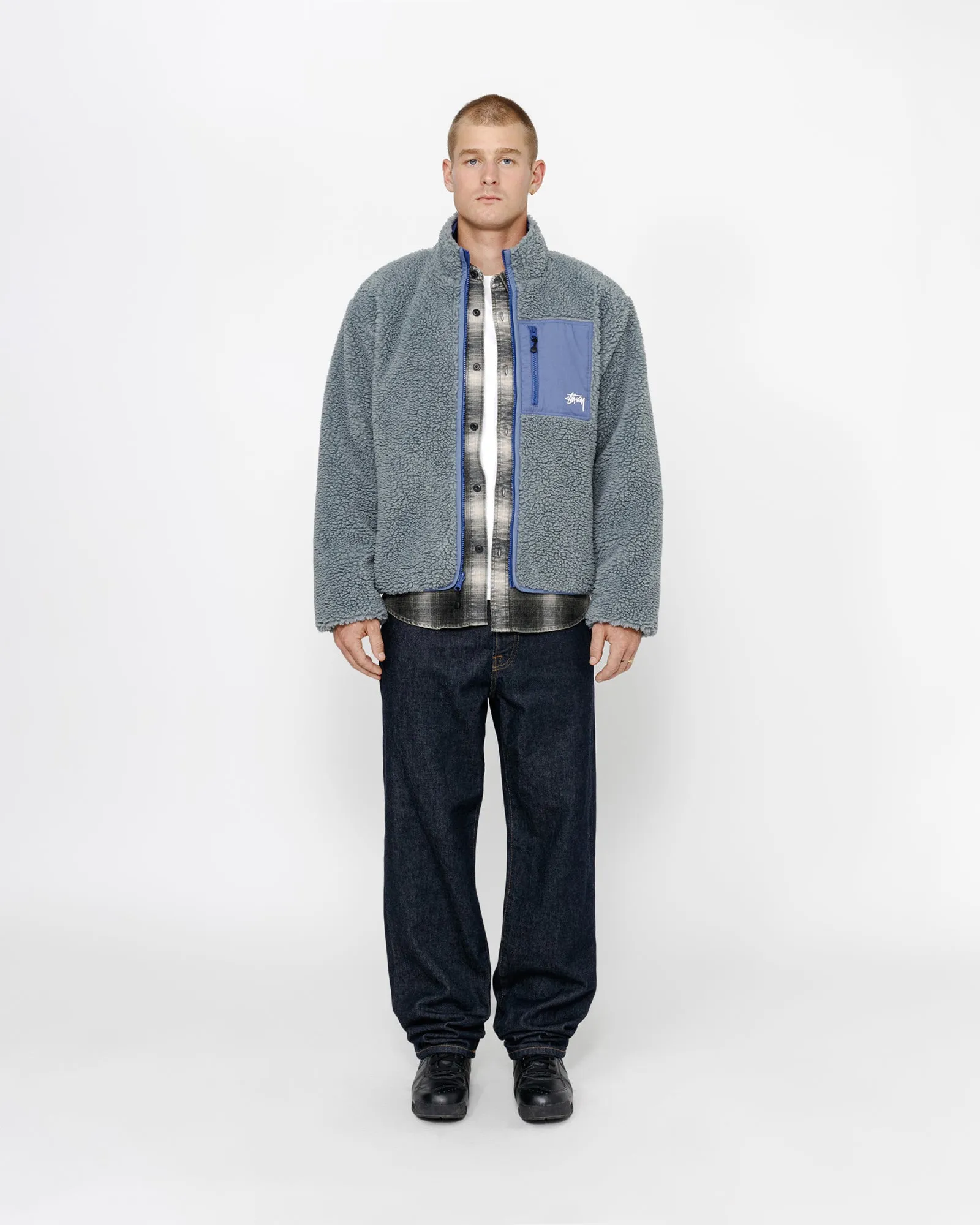 SHERPA REVERSIBLE JACKET sold by Stussy