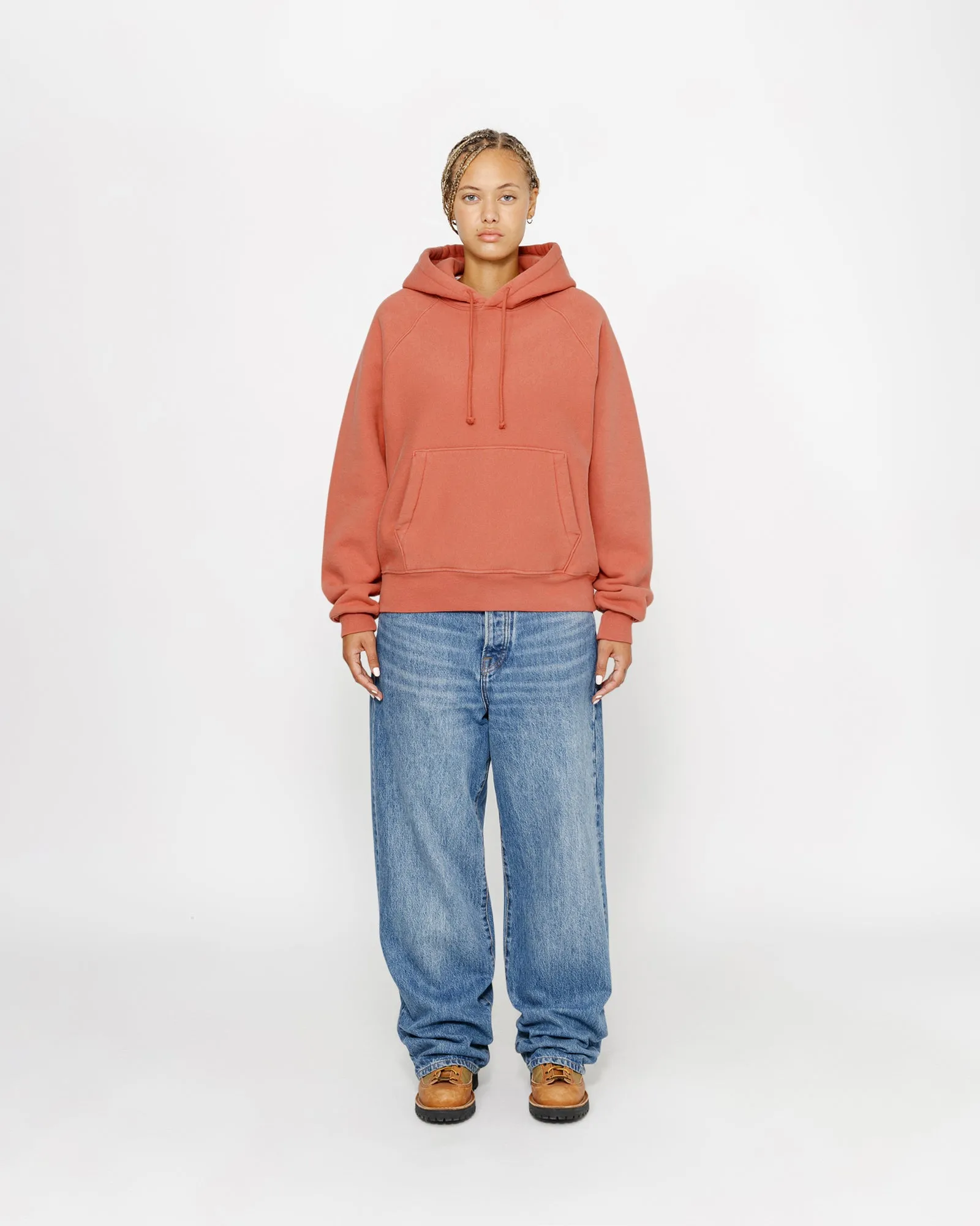 FLEECE RAGLAN HOODIE sold by Stussy product image thumbnail 4