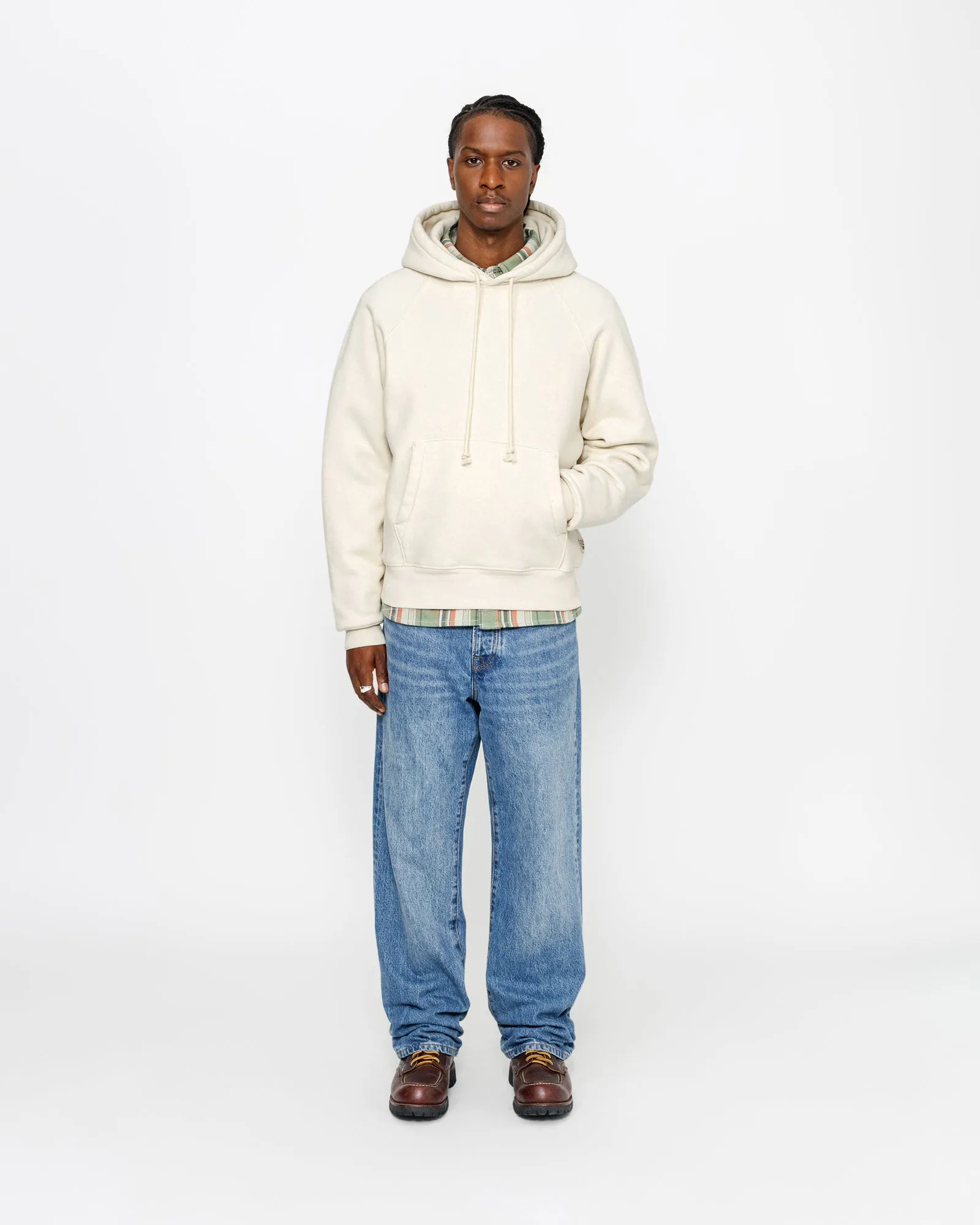 FLEECE RAGLAN HOODIE sold by Stussy