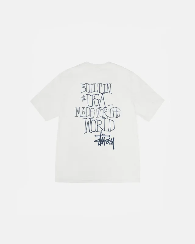 BUILT IN USA TEE PIGMENT DYED sold by Stussy