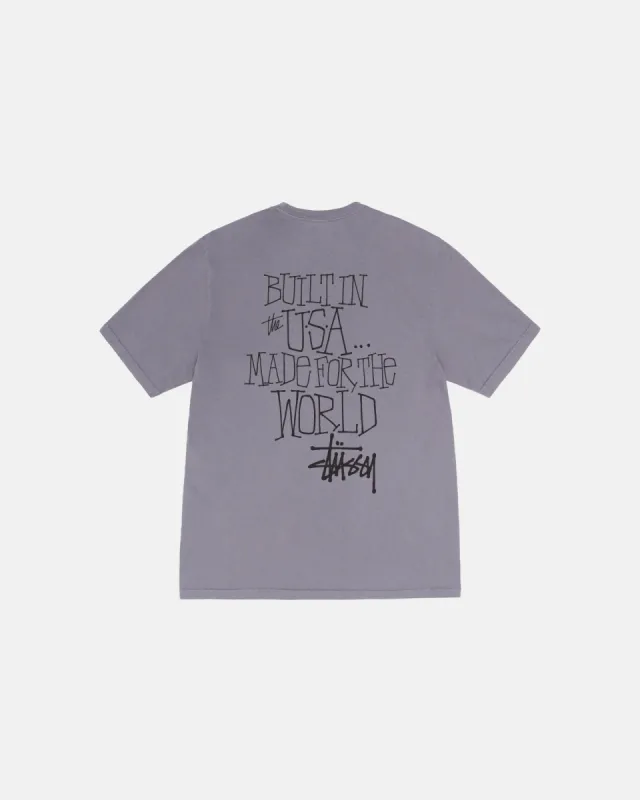 BUILT IN USA TEE PIGMENT DYED sold by Stussy