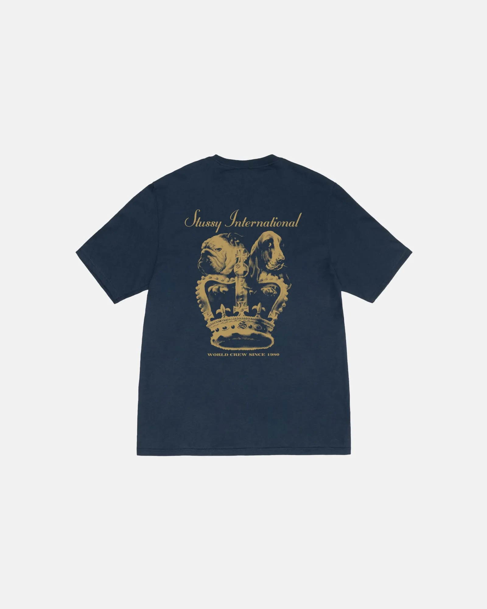 DOG CROWN TEE sold by Stussy