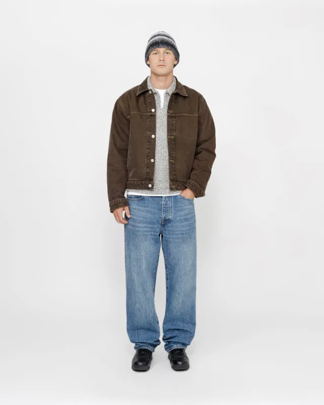 TRUCKER JACKET DENIM sold by Stussy