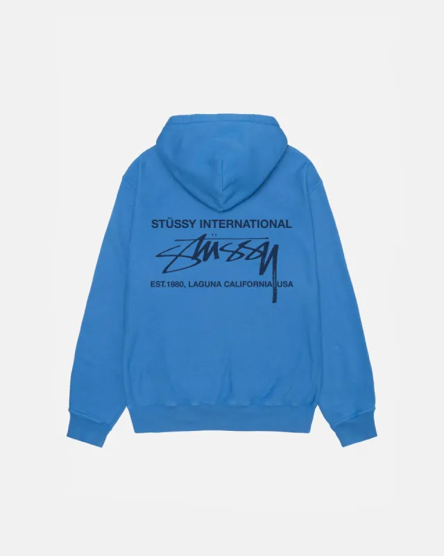 SMOOTH INTERNATIONAL HOODIE PIGMENT DYED sold by Stussy