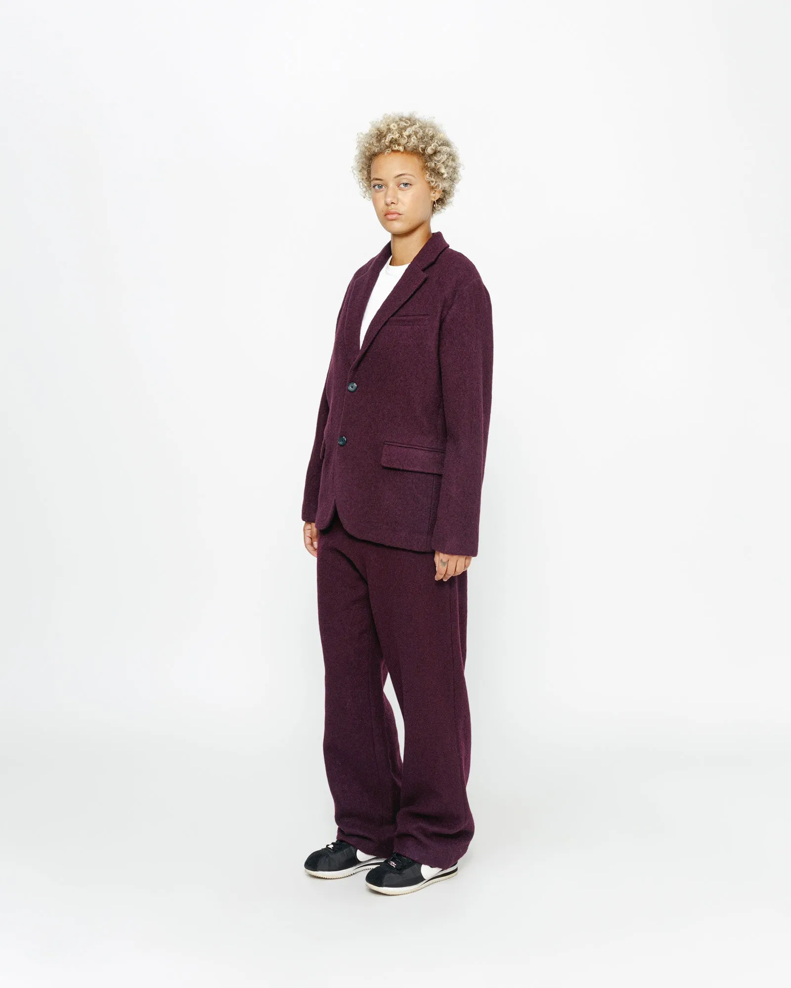 RELAXED TROUSER TEXTURED WOOL sold by Stussy product image thumbnail 5