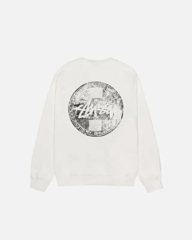 DOT STAMP CREW PIGMENT DYED sold by Stussy