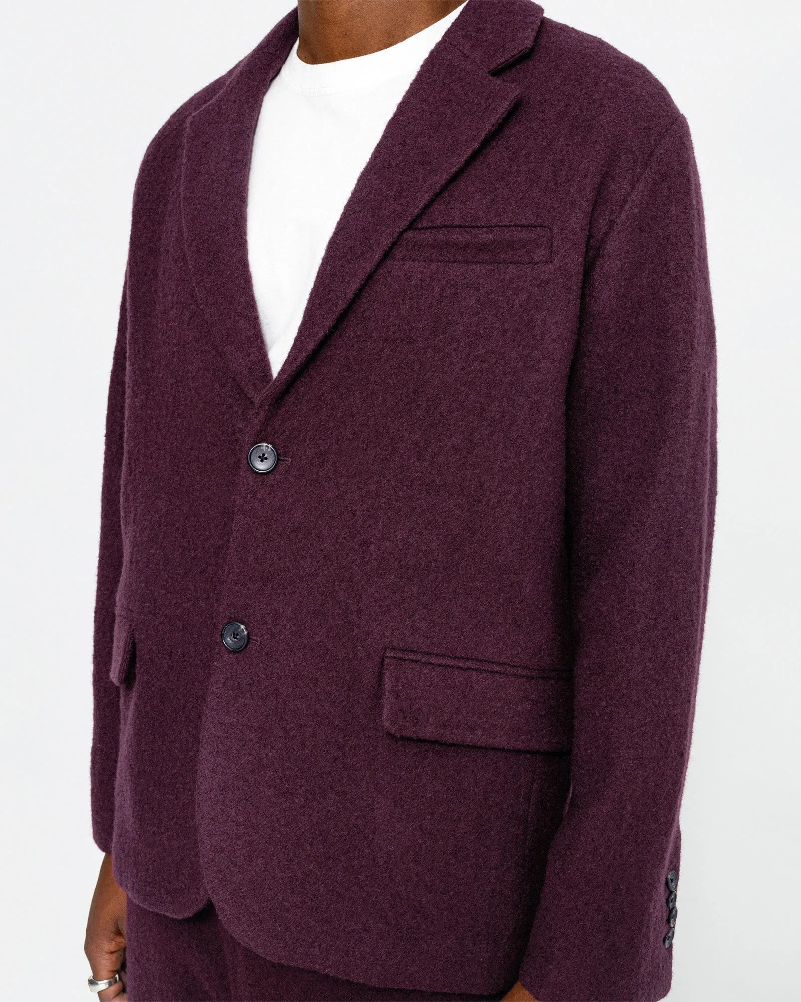 BLAZER TEXTURED WOOL sold by Stussy product image thumbnail 3