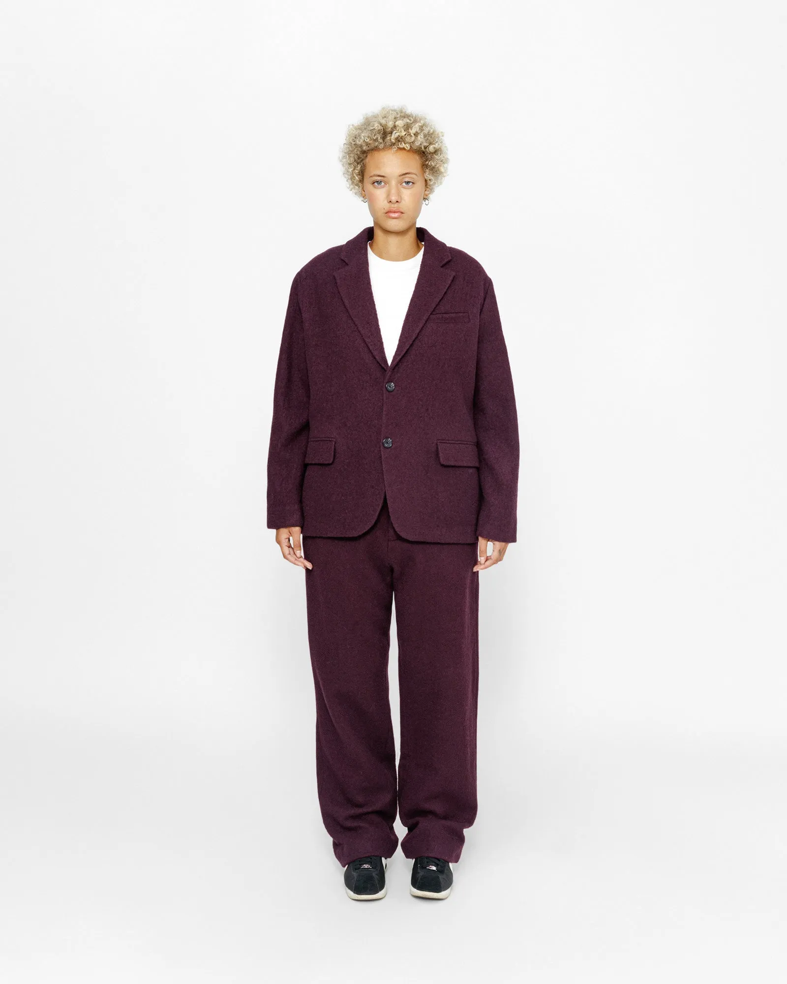 BLAZER TEXTURED WOOL sold by Stussy product image thumbnail 4