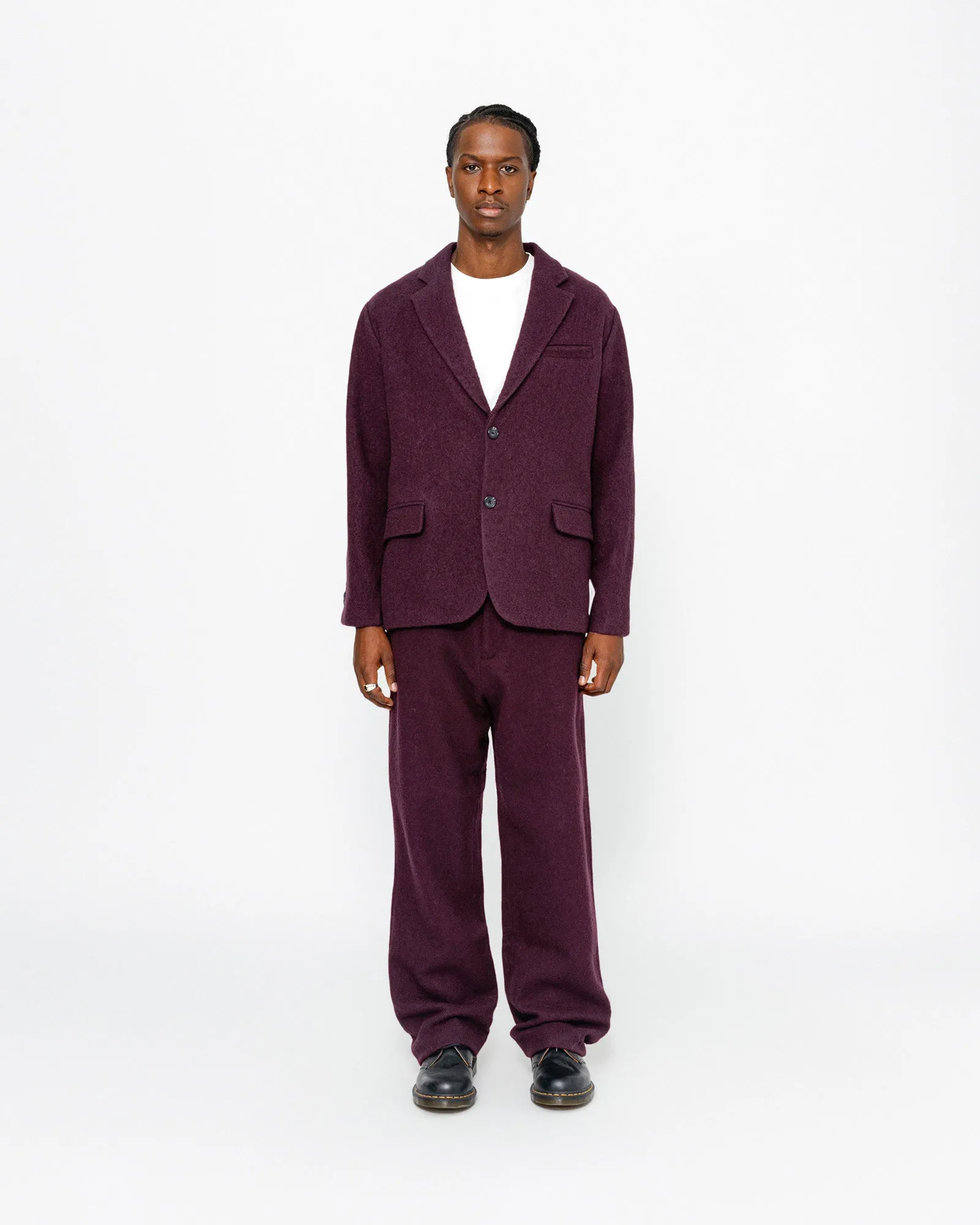 BLAZER TEXTURED WOOL sold by Stussy