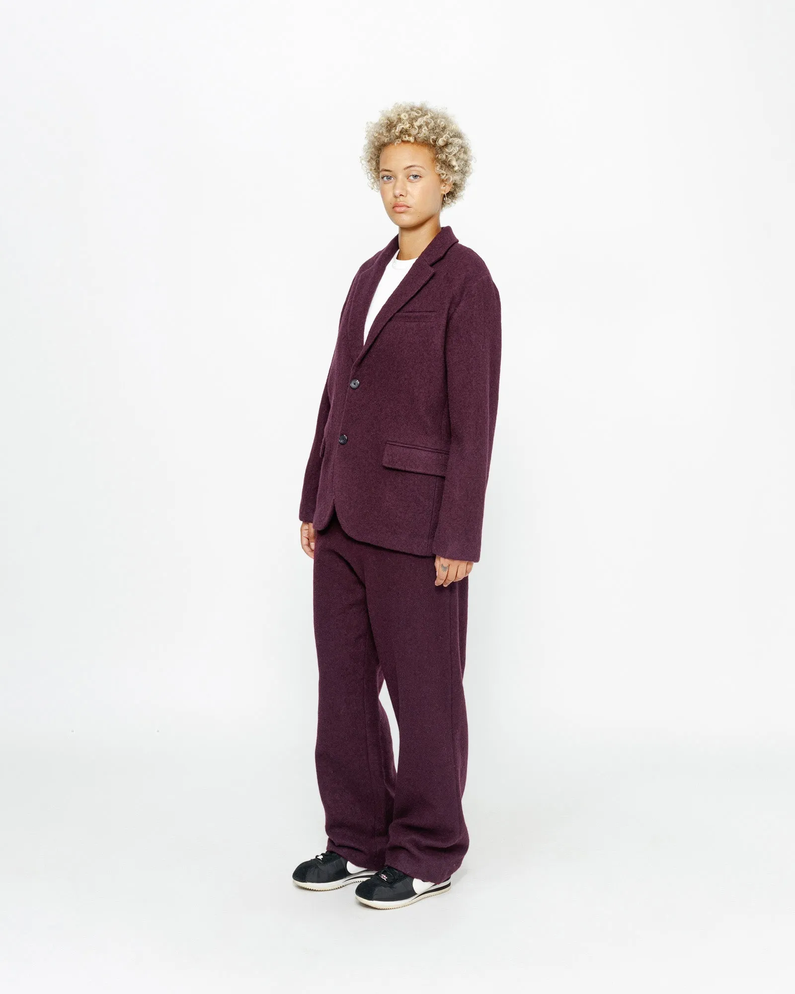 BLAZER TEXTURED WOOL sold by Stussy product image thumbnail 5