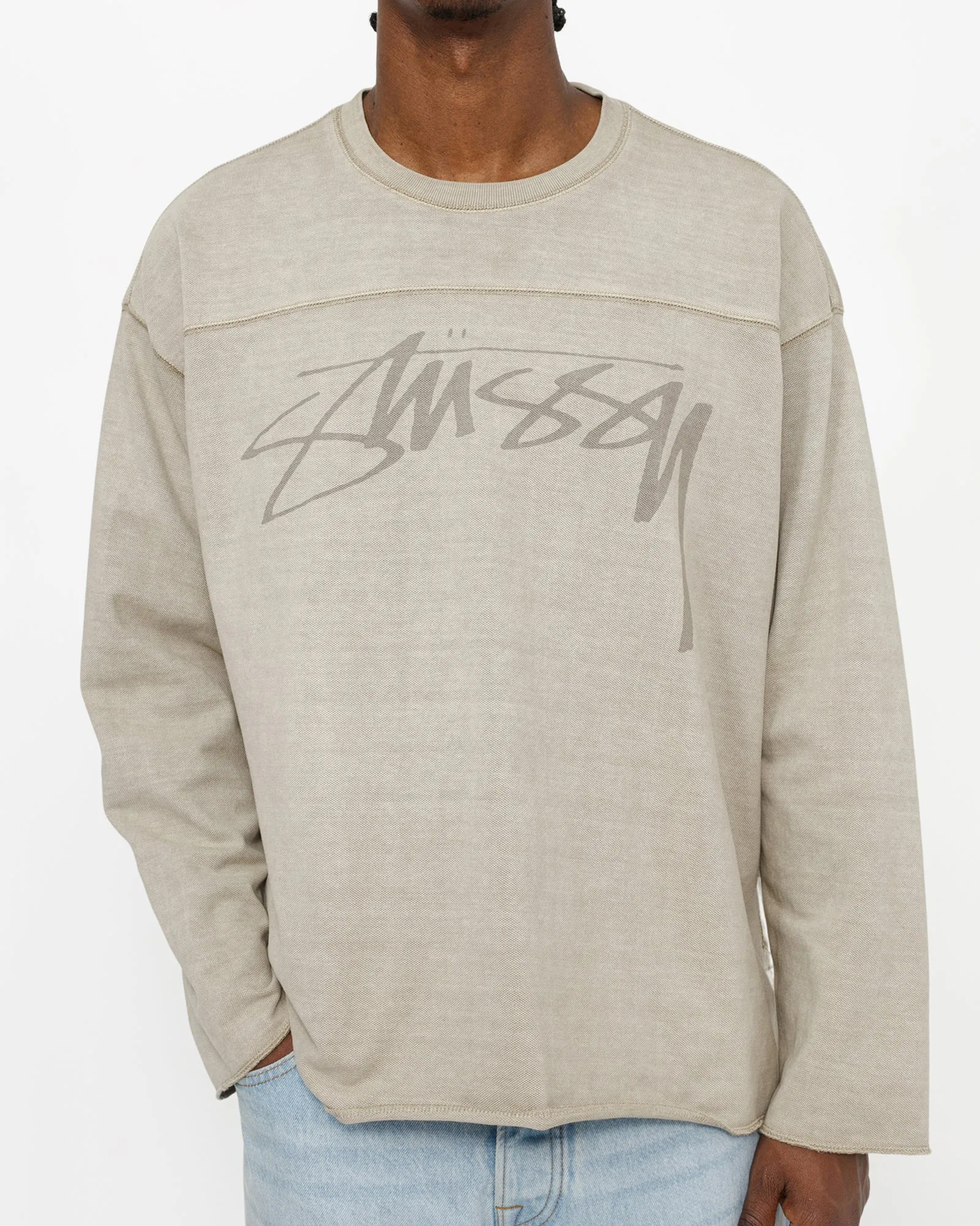 FOOTBALL CREW PIGMENT DYED COTTON sold by Stussy product image thumbnail 3
