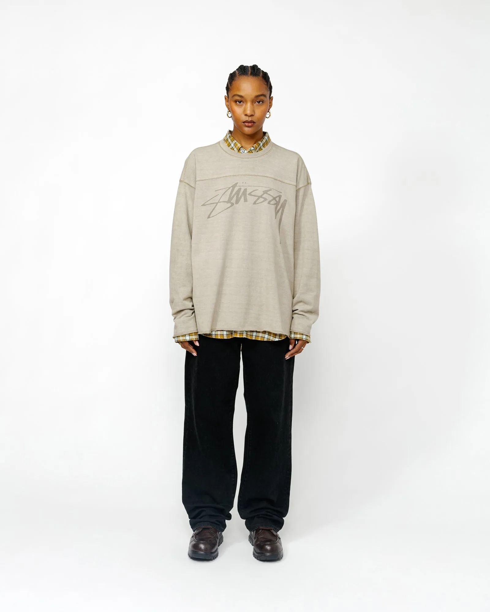 FOOTBALL CREW PIGMENT DYED COTTON sold by Stussy product image thumbnail 4