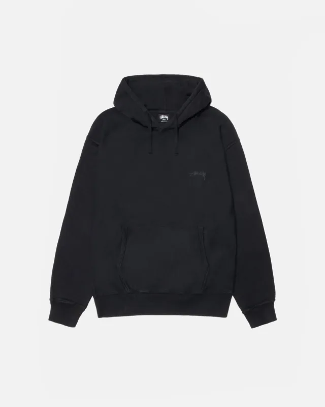 SMOOTH STOCK HOODIE PIGMENT DYED sold by Stussy
