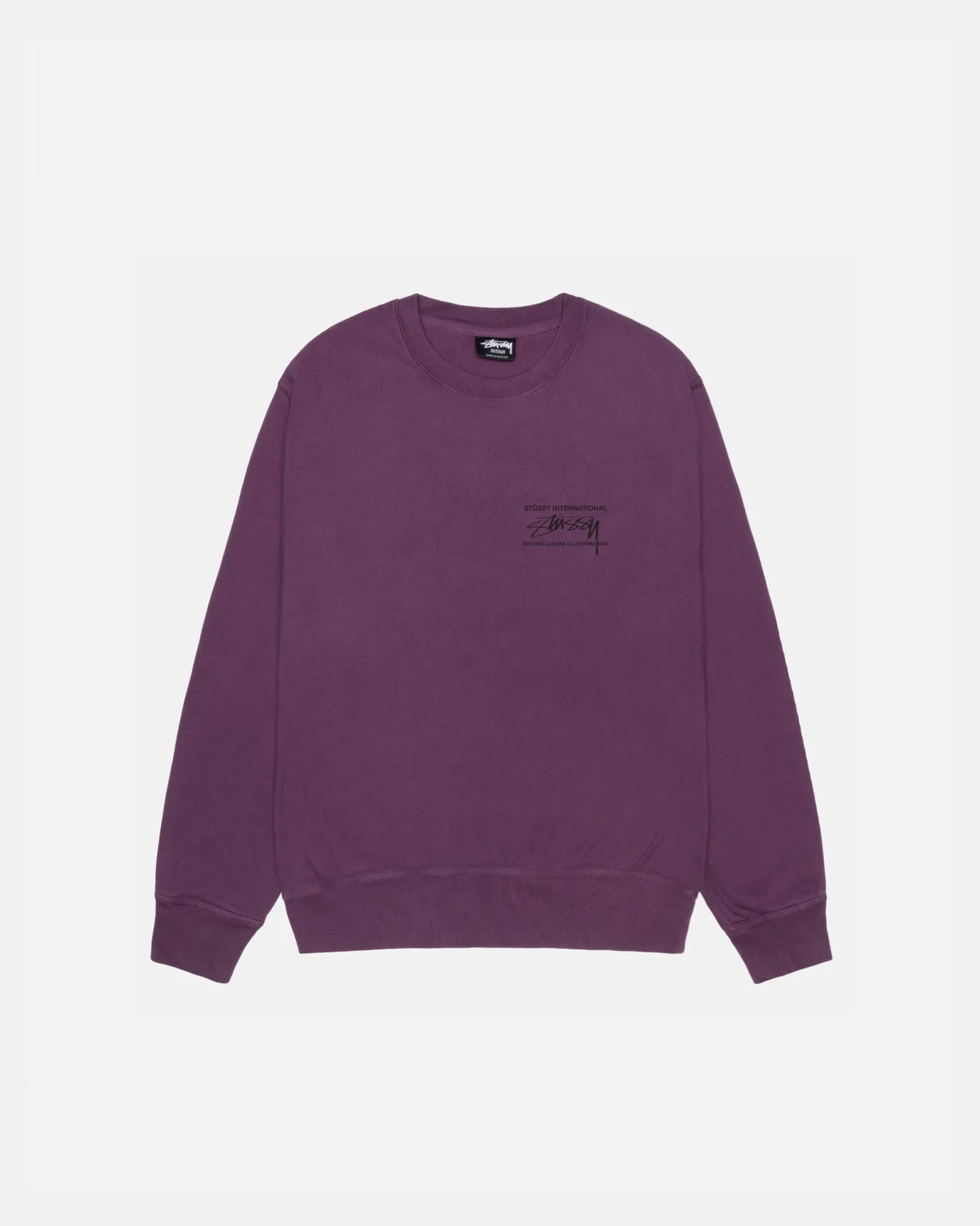 SMOOTH INTERNATIONAL CREW PIGMENT DYED sold by Stussy product image thumbnail 2