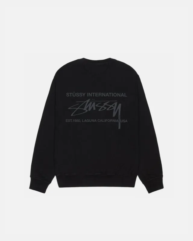 SMOOTH INTERNATIONAL CREW PIGMENT DYED sold by Stussy