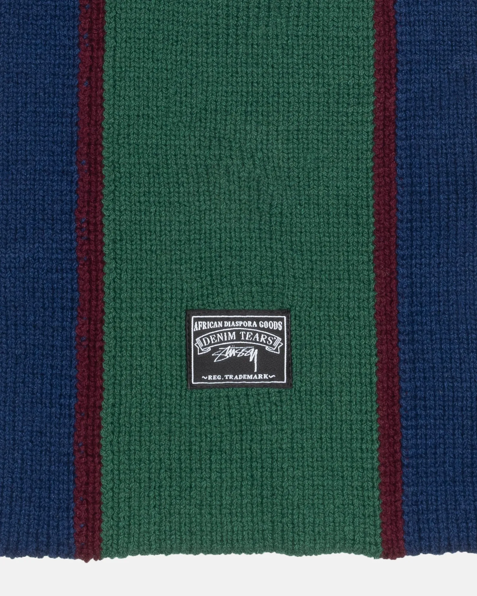 STÜSSY & DENIM TEARS KNITTED STRIPE SCARF sold by Stussy product image thumbnail 3