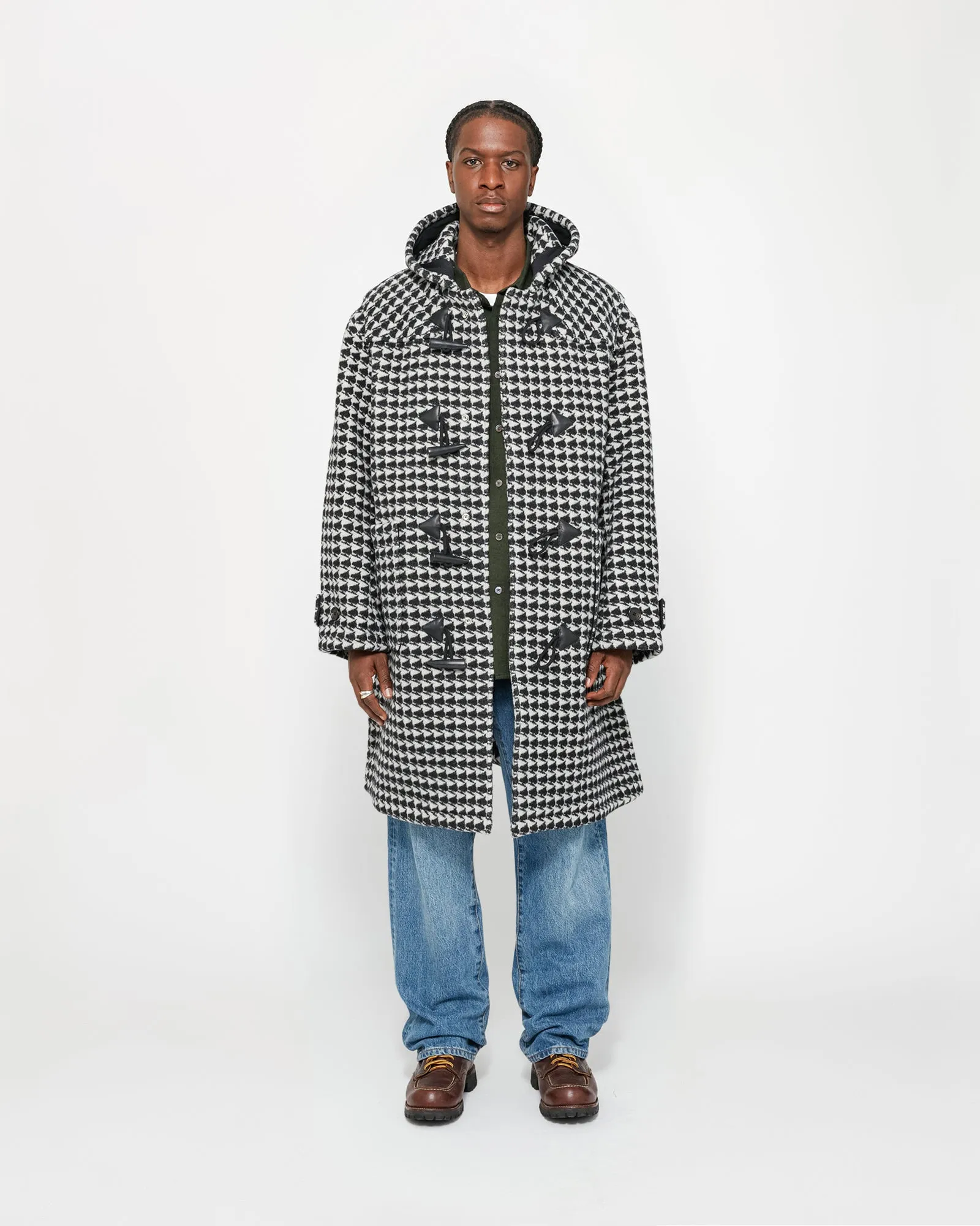 STÜSSY & DENIM TEARS DUFFLE COAT sold by Stussy