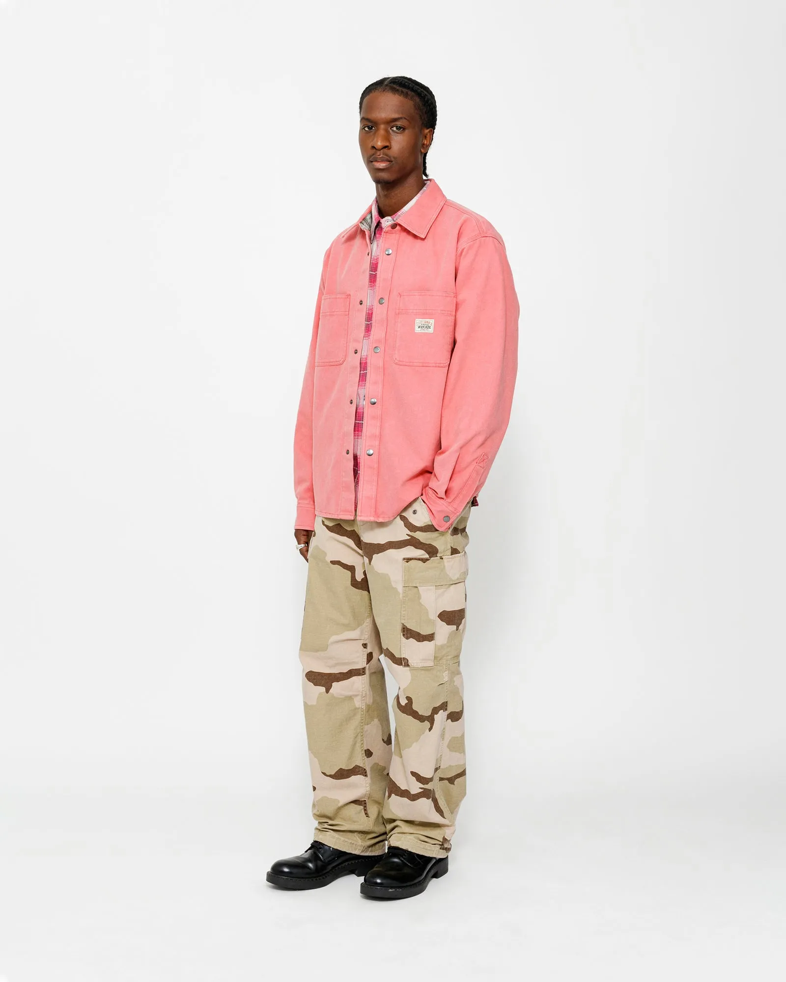 HEAVY WASHED CANVAS SHIRT sold by Stussy product image thumbnail 2