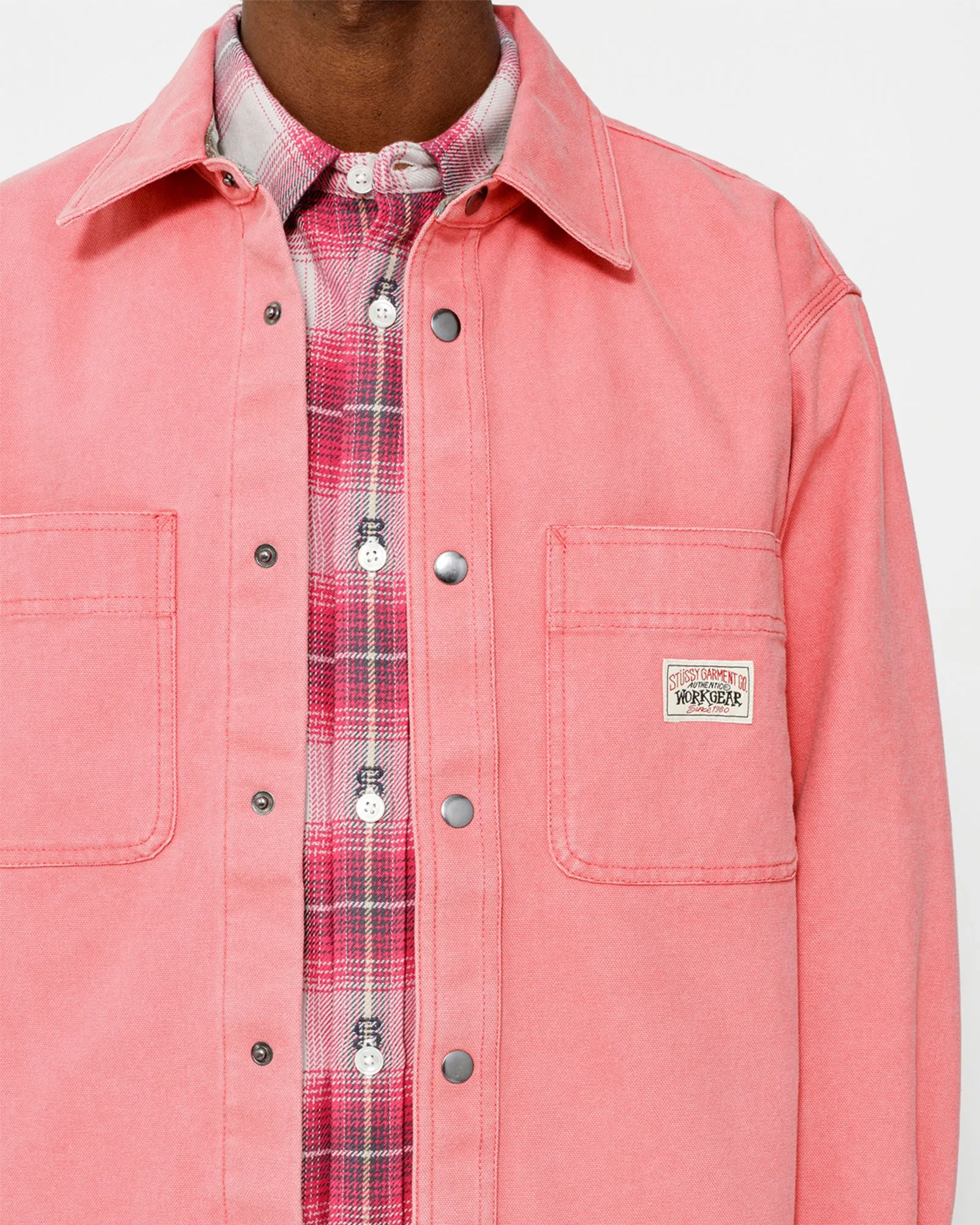 HEAVY WASHED CANVAS SHIRT sold by Stussy product image thumbnail 3
