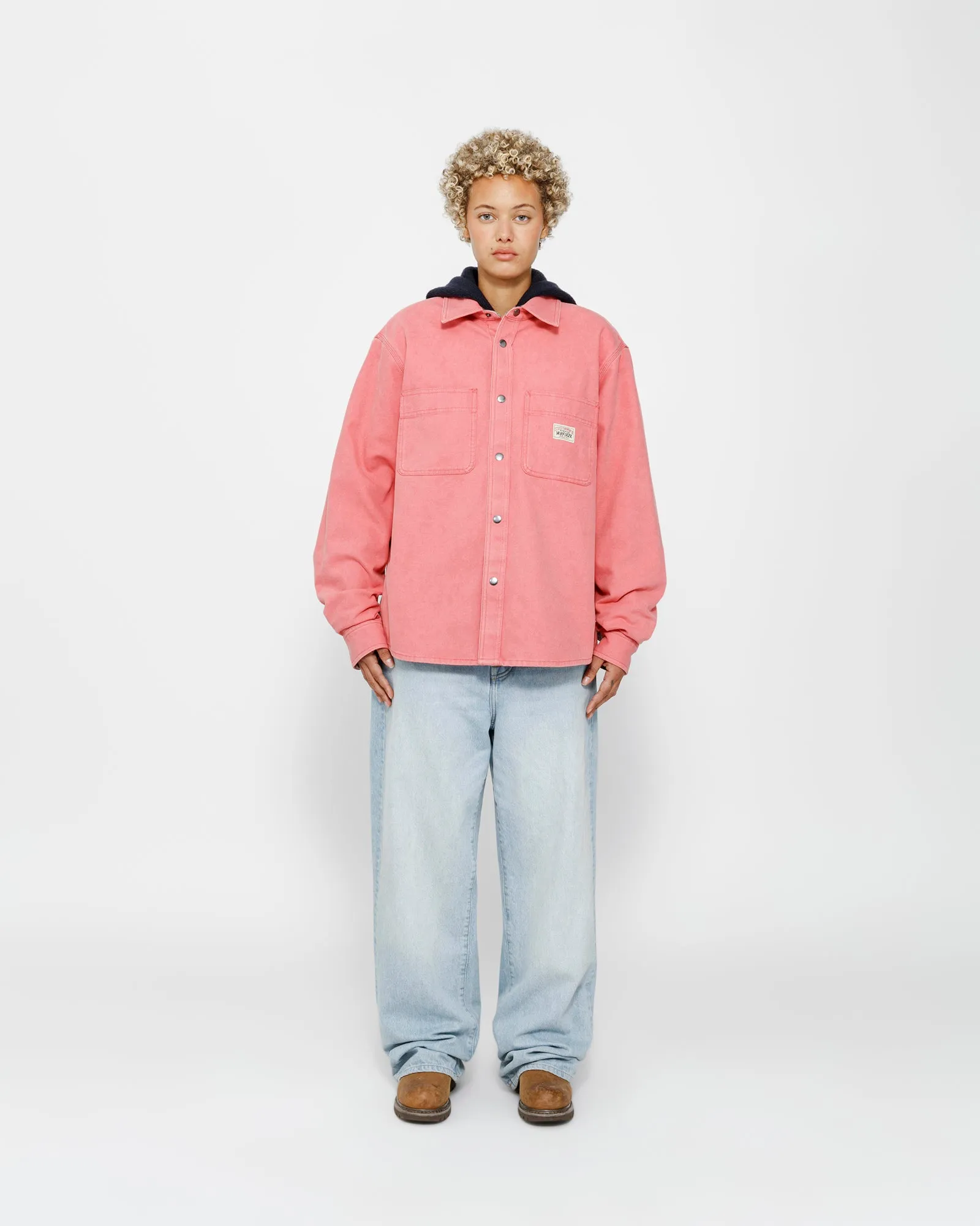 HEAVY WASHED CANVAS SHIRT sold by Stussy product image thumbnail 4