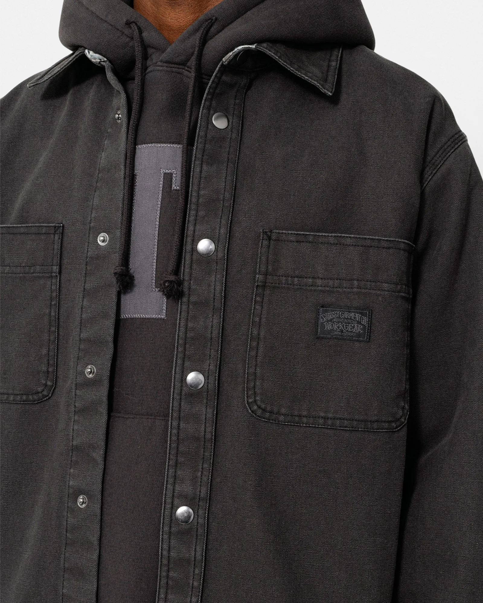 HEAVY WASHED CANVAS SHIRT sold by Stussy product image thumbnail 3