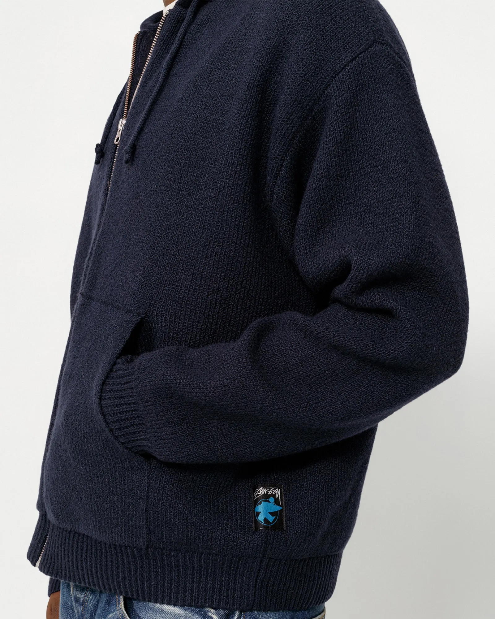 HOODED ZIP SWEATER sold by Stussy product image thumbnail 3