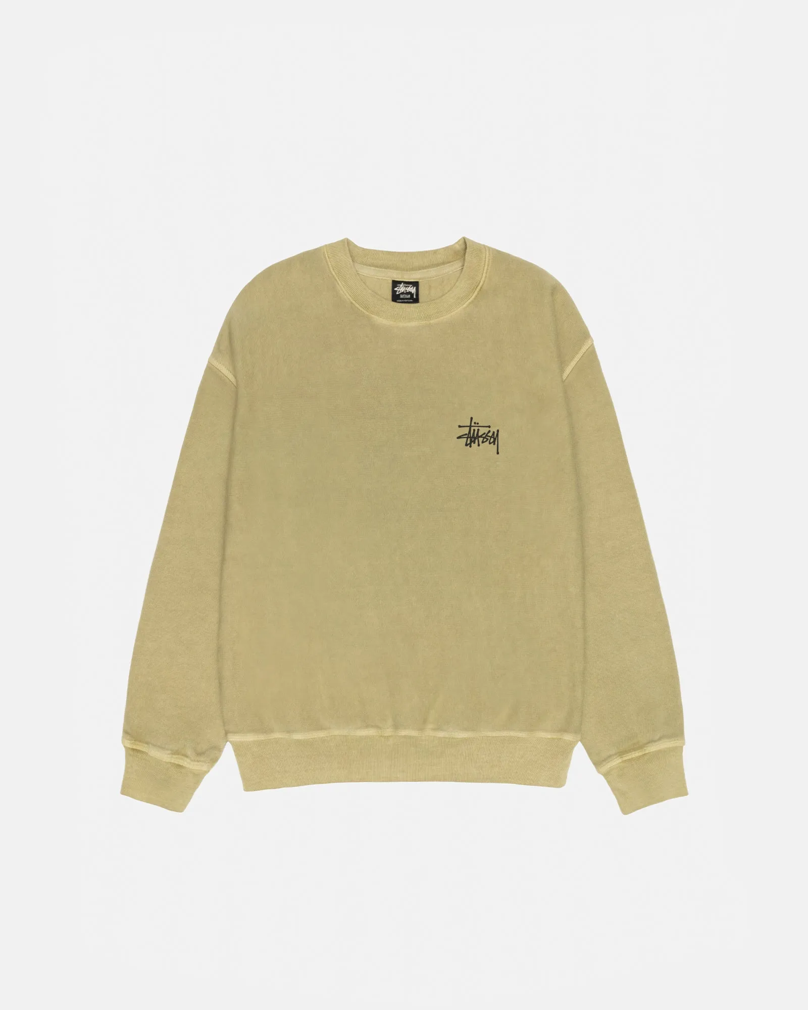 BASIC STÜSSY CREW PIGMENT DYED sold by Stussy