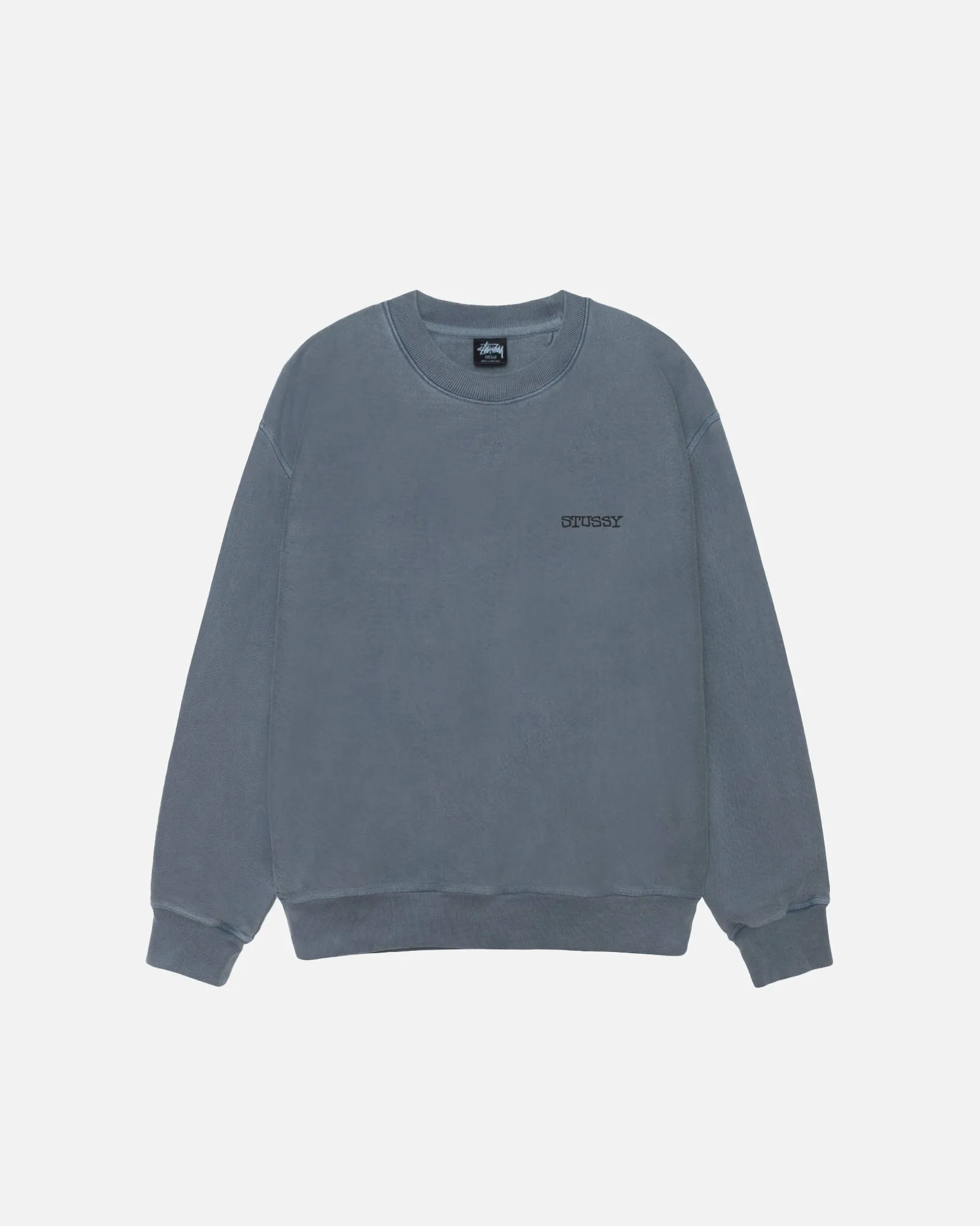 JUMBO CREW PIGMENT DYED sold by Stussy