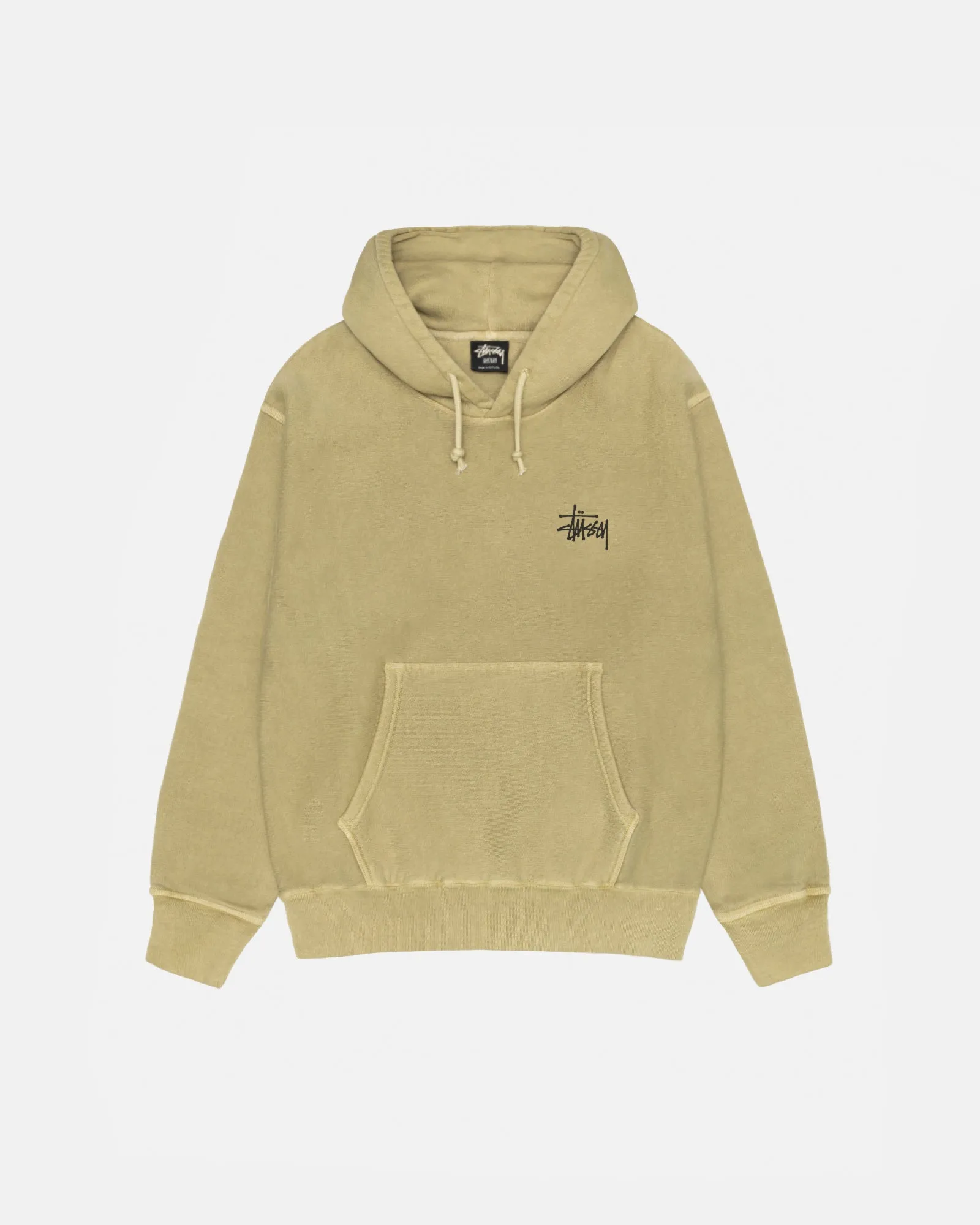 BASIC STÜSSY HOODIE PIGMENT DYED sold by Stussy