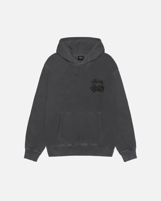 DICE HOODIE PIGMENT DYED sold by Stussy