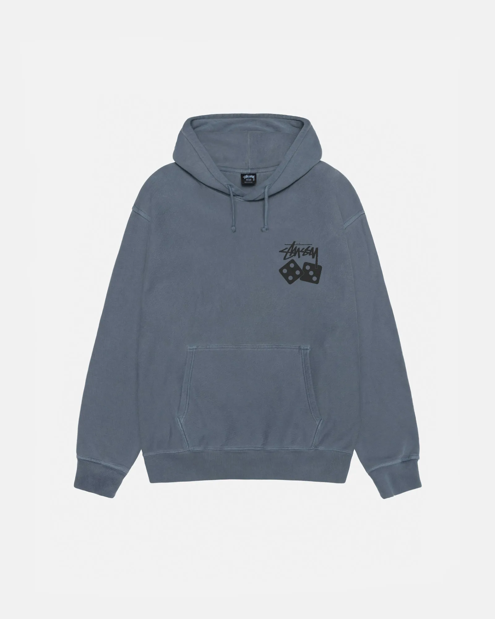 DICE HOODIE PIGMENT DYED sold by Stussy