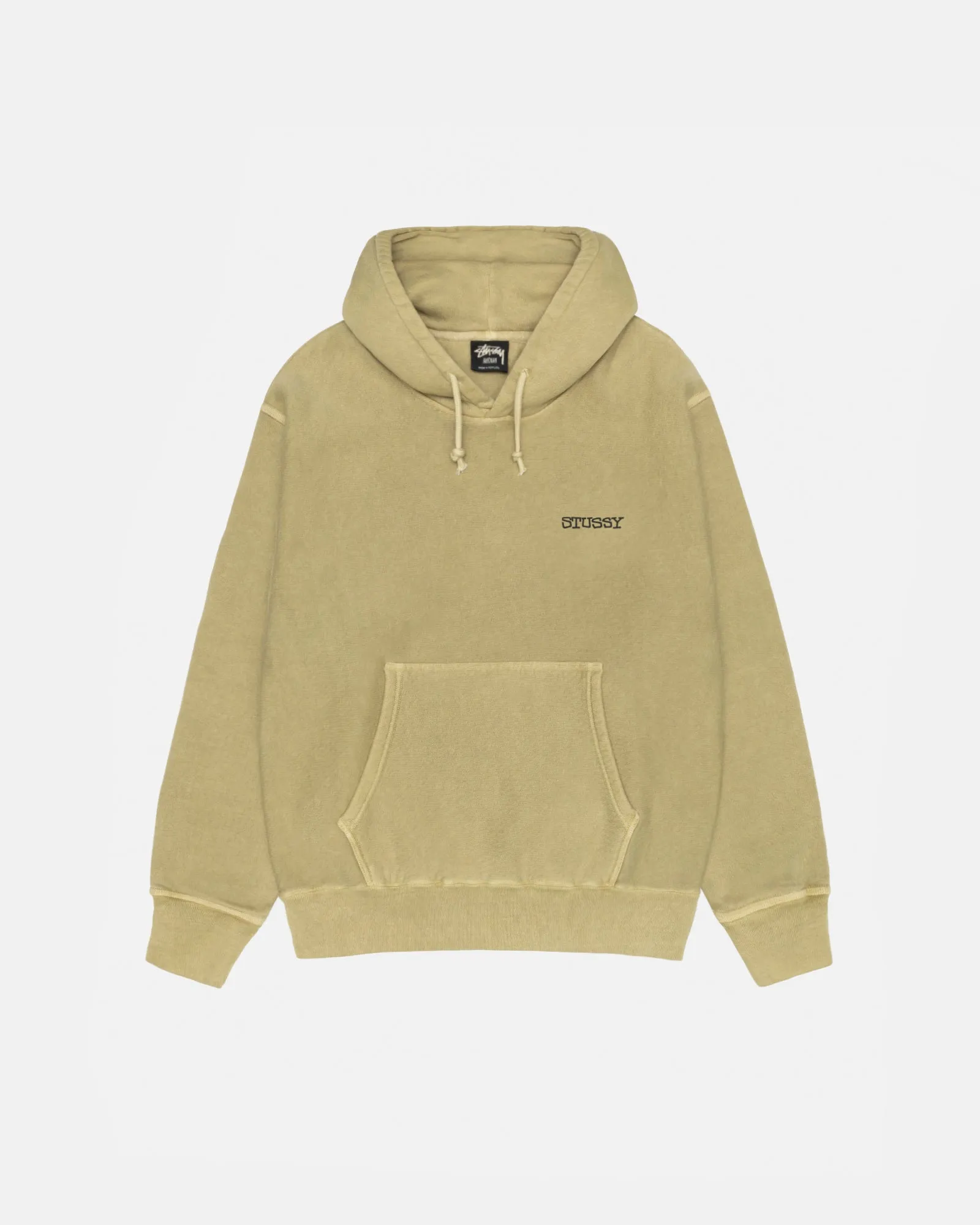 JUMBO HOODIE PIGMENT DYED sold by Stussy