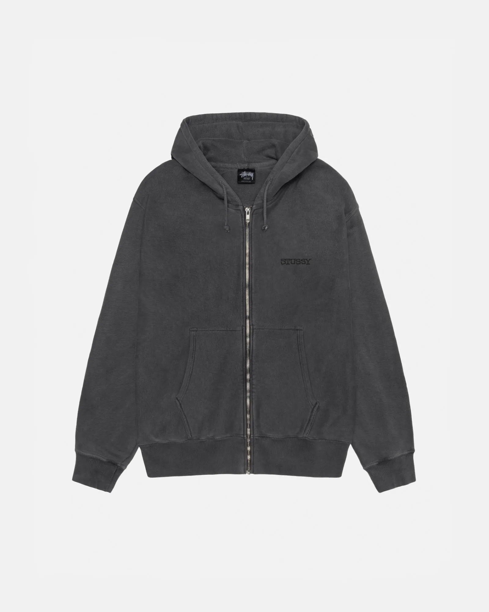 JUMBO ZIP HOODIE PIGMENT DYED sold by Stussy