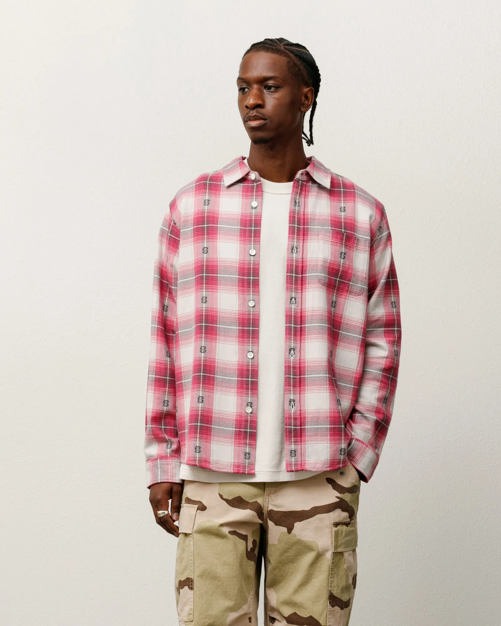 MOTIF PLAID SHIRT sold by Stussy