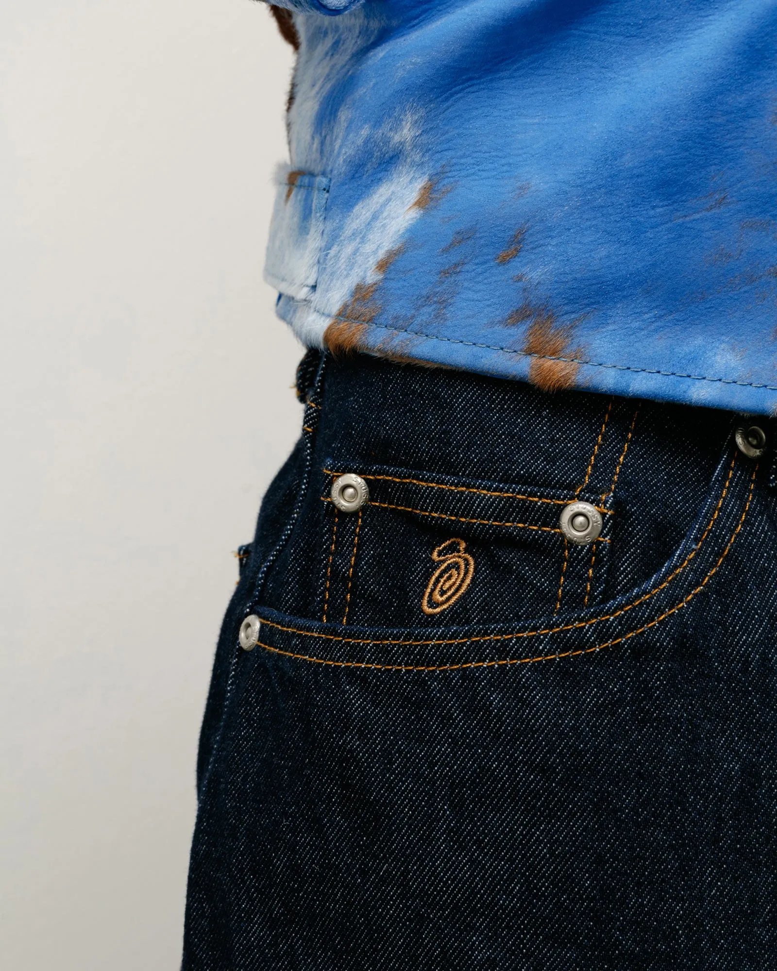 BIG OL' SHORT DENIM sold by Stussy product image thumbnail 3